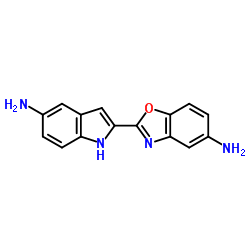 2-(5-Amino-1H-indol-2-yl)-1,3-benzoxazol-5-amine结构式