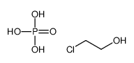 2-chloroethanol,phosphoric acid Structure