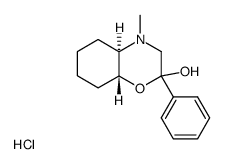 (4aR,8aR)-4-methyl-2-phenyloctahydro-2H-benzo[b][1,4]oxazin-2-ol hydrochloride Structure