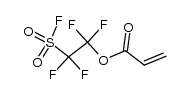 1,1,2,2-tetrafluoro-2-(fluorosulfonyl)ethyl acrylate结构式