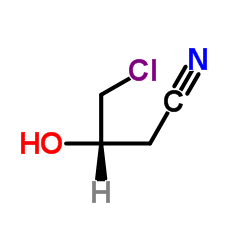 (S)-4-氯-3-羟基丁腈结构式