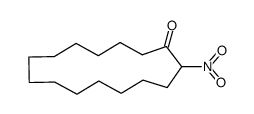 2-nitrocyclopentadecanone结构式