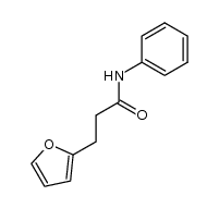 N-phenyl-3-(2-furyl)propanamide结构式