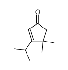 2-Cyclopenten-1-one,4,4-dimethyl-3-(1-methylethyl)-(9CI)结构式