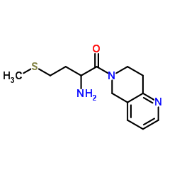 2-Amino-1-(7,8-dihydro-1,6-naphthyridin-6(5H)-yl)-4-(methylsulfanyl)-1-butanone结构式
