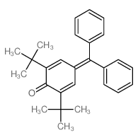 2,5-Cyclohexadien-1-one,2,6-bis(1,1-dimethylethyl)-4-(diphenylmethylene)-结构式