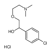 1-(4-chlorophenyl)-2-[2-(dimethylamino)ethoxy]ethanol,hydrochloride结构式