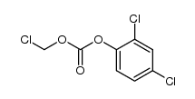 chloromethyl (2,4-dichlorophenyl) carbonate结构式