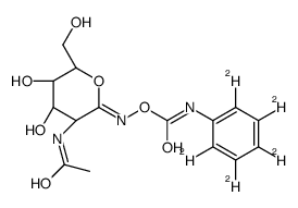 (Z)-O-(2-乙酰氨基-2-脱氧-D-吡喃葡萄糖基)氨基N-苯基-d5-氨基甲酸酯图片