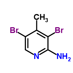 2-amino-3,5-dibromo-4-methylpridine图片