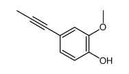 2-methoxy-4-prop-1-ynylphenol结构式
