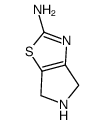 5,6-dihydro-4H-pyrrolo[3,4-d]thiazol-2-amine结构式