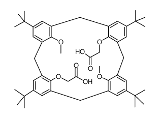 O(1),O(3)-Bis(Carboxymethyl)-O(2),O(4)-Dimethyl-p-Tert-Butylcalix[4]Arene Structure