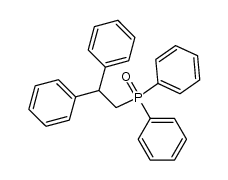 (2,2-Diphenylethyl)diphenylphosphine oxide结构式