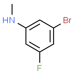 3-Bromo-5-fluoro-N-methylaniline structure