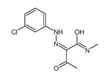 (2E)-2-[(3-chlorophenyl)hydrazinylidene]-N-methyl-3-oxobutanamide Structure