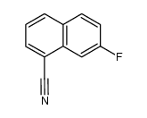 7-Fluor-1-cyan-naphthalin Structure