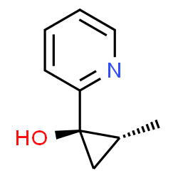 Cyclopropanol, 2-methyl-1-(2-pyridinyl)-, trans- (9CI)结构式