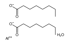 hydroxybis(octanoato-O)aluminium structure