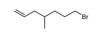 7-bromo-4-methylhept-1-ene Structure