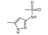 N-(5-methyl-1H-pyrazol-3-yl)methanesulfonamide结构式