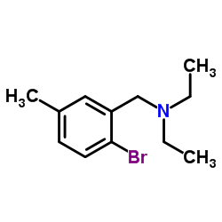 N,N-Diethyl-2-bromo-5-methylbenzylamine structure