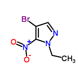 4-Bromo-1-ethyl-5-nitro-1H-pyrazole Structure