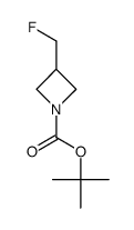 tert-butyl 3-(fluoromethyl)azetidine-1-carboxylate structure