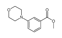 3-吗啉-4-苯甲酸甲酯结构式