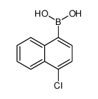 (4-chloronaphthalen-1-yl)boronic acid structure