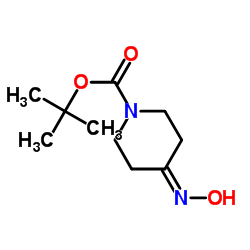 4-肟-1-Boc-哌啶结构式
