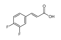 3,4-DIFLUOROCINNAMIC ACID structure