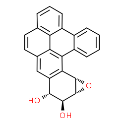 11,12-dihydroxy-13,14-epoxy-11,12,13,14-tetrahydrodibenzo(a,l)pyrene Structure