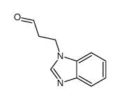 1H-Benzimidazole-1-propanal(9CI) structure