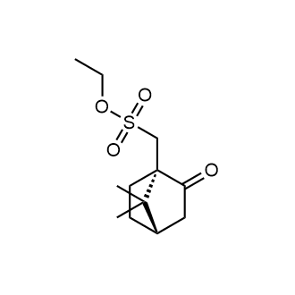 Ethyl ((1S,4S)-7,7-dimethyl-2-oxobicyclo[2.2.1]Heptan-1-yl)methanesulfonate structure