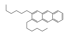 2,3-dihexylanthracene Structure