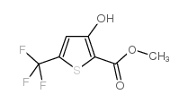 3-羟基-5-三氟甲基噻吩-2-羧酸甲酯结构式
