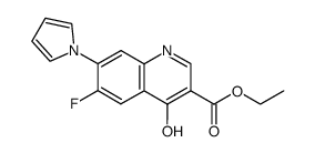 ethyl 6-fluoro-4-hydroxy-7-(1H-pyrrol-1-yl)quinoline-3-carboxylic acid结构式