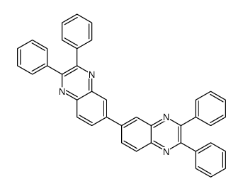 6-(2,3-diphenylquinoxalin-6-yl)-2,3-diphenylquinoxaline Structure