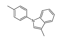 3-methyl-1-(4-methylphenyl)-1H-indole结构式