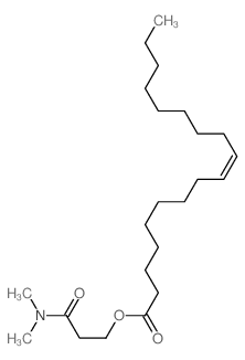 [3-(dimethylamino)-3-oxopropyl] (Z)-octadec-9-enoate结构式