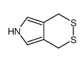 1,4-二氢吡咯并[3,4-d]-[1,2]二硫因结构式