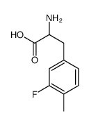 3-Fluoro-4-Methyl-DL-phenylalanine Structure