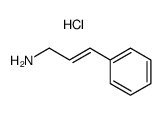 Cinnamylamine hydrochloride structure