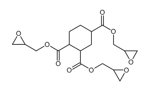 tris(oxiran-2-ylmethyl) cyclohexane-1,2,4-tricarboxylate Structure