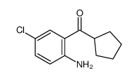 (2-amino-5-chlorophenyl)-cyclopentylmethanone Structure