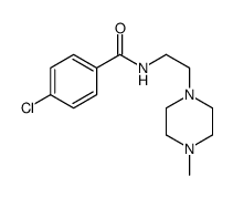4-chloro-N-[2-(4-methylpiperazin-1-yl)ethyl]benzamide Structure