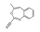 4-methyl-3,1-benzoxazepine-2-carbonitrile structure