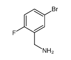 (5-溴-2-氟苯基)甲胺结构式