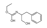 Ethyl (alpha-(hydroxymethyl)phenethyl)carbamate structure